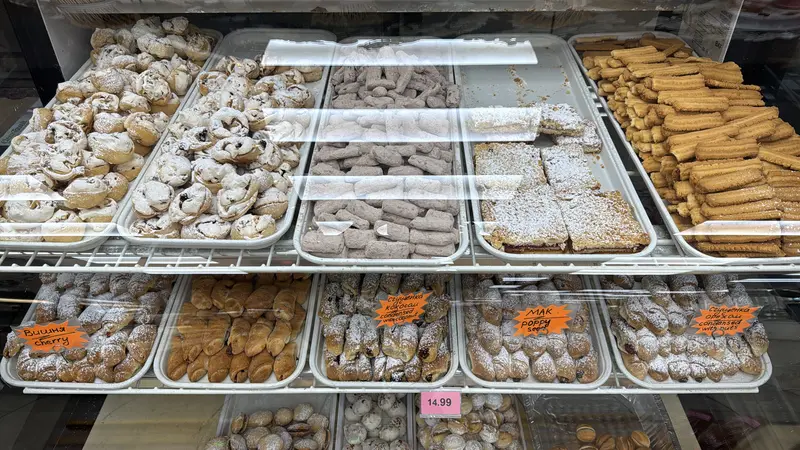 Rugelach, cookies and oreshki